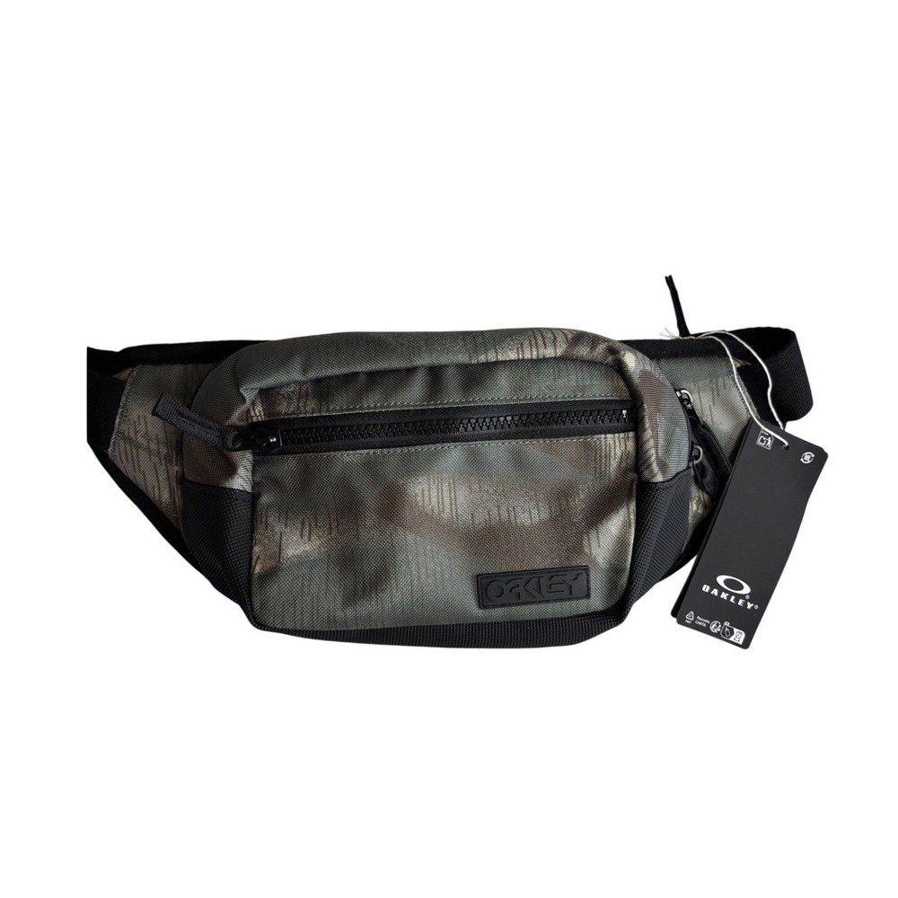 Oakley Street‎ Belt Bag Grey Green Camo Fanny Pack Waist Bag New